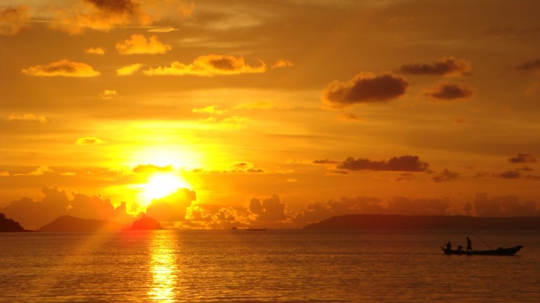 When the sun goes down: beautiful in the daytime, but it's anything goes after dark