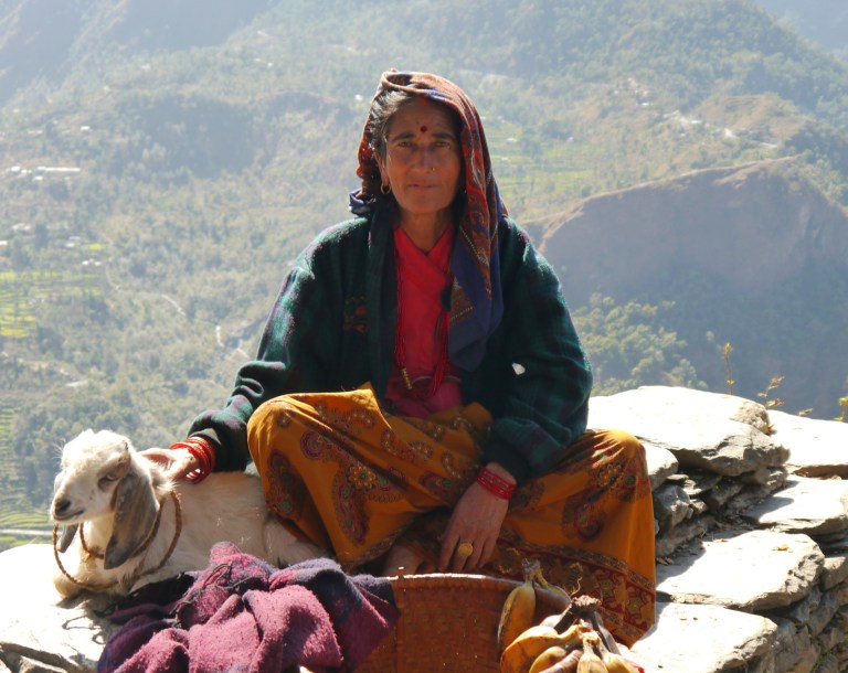 Nangi Village Annapurna Circuit Nepal Everest Mountain Trek Village Lady Woman Girl Charity Appeal Relief Donate