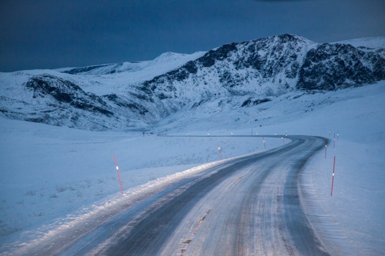 The road to the North Cape (Nordkapp)